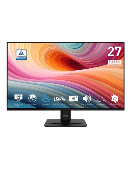 27.0” Monitor MSI PRO MP271A E2/ 1ms/ 120Hz/ Black