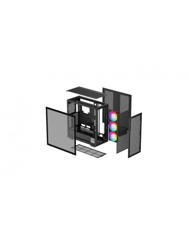Carcasa DEEPCOOL MORPEUS / w/oPSU / Side panel / E-ATX / Black