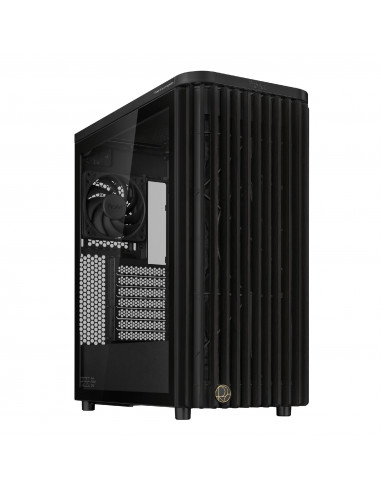 Корпус ASUS ProArt PA401 Wood Edition/ no PSU / 2x160mm, 1x120mm fan/ ATX/ Black