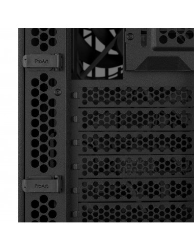 Корпус ASUS ProArt PA401 Wood Edition/ no PSU / 2x160mm, 1x120mm fan/ ATX/ Black