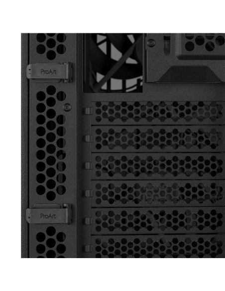 Carcasa ASUS ProArt PA401 Wood Edition/ no PSU / 2x160mm, 1x120mm fan/ ATX/ Black