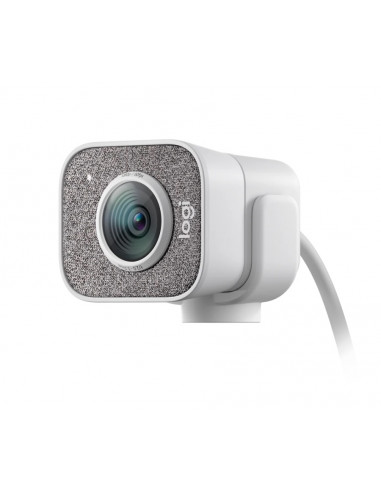 Logitech StreamCam - OFF WHITE - 5-ft cable USB 3.1 Gen 1 Type-C - Monitor Mount -Tripod Mount - USB - N/A - EMEA