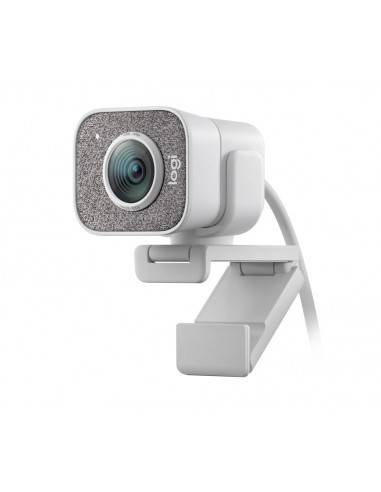 Logitech StreamCam - OFF WHITE - 5-ft cable USB 3.1 Gen 1 Type-C - Monitor Mount -Tripod Mount - USB - N/A - EMEA