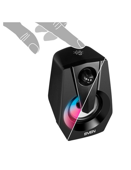 Boxe SVEN 370 / 6W / USB power / RGB / Black