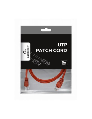 UTP Cat.5e Patch cord, 1m, Red