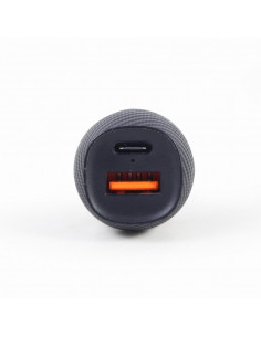 USB Car Charger - TA-U2QC3-CAR-02, 2-port USB car fast charger, Type-C PD, 18 W, black 2
