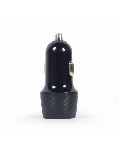 USB Car Charger - TA-U2QC3-CAR-02, 2-port USB car fast charger, Type-C PD, 18 W, black