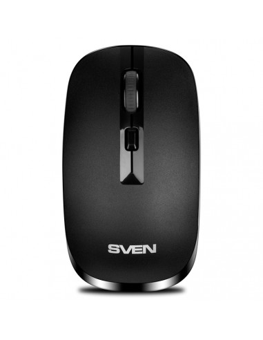 SVEN RX-260W Wireless, Optical Mouse, 2.4GHz, Nano Receiver, 800/1200/1600 dpi, USB, Black