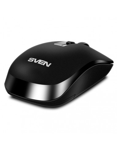 SVEN RX-260W Wireless, Optical Mouse, 2.4GHz, Nano Receiver, 800/1200/1600 dpi, USB, Black