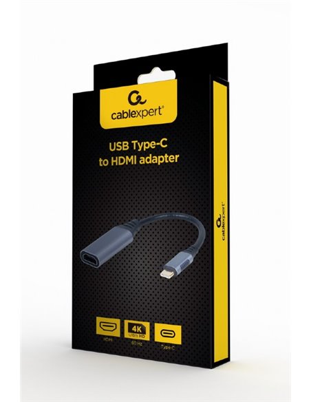 Adaptor Gembird A-USB3C-HDMI-01, USB Type-C to HDMI