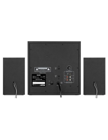 Boxe 2.1 SVEN MS-2085 / 60W RMS / Bluetooth / FM-tuner / USB / SD card / Black