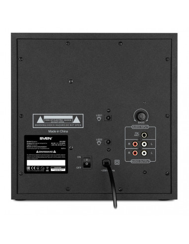 Boxe 2.1 SVEN MS-2085 / 60W RMS / Bluetooth / FM-tuner / USB / SD card / Black