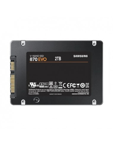 SSD 2.5” Samsung SSD 870 EVO 2.0TB (MZ-77E2T0B/EU)