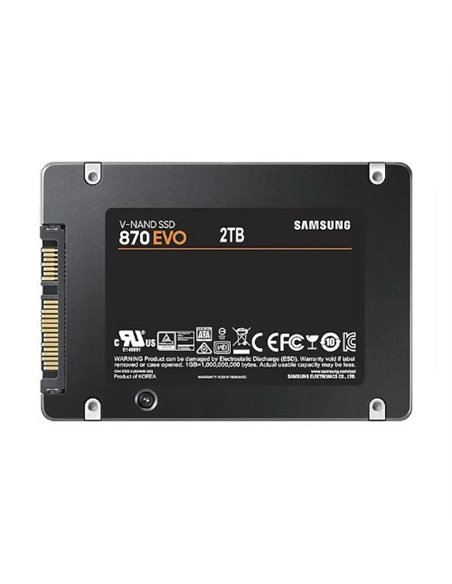 SSD 2.5” Samsung SSD 870 EVO 2.0TB (MZ-77E2T0B/EU)