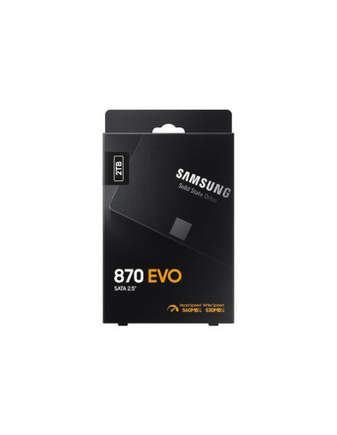 SSD 2.5” Samsung SSD 870 EVO 2.0TB (MZ-77E2T0B/EU)