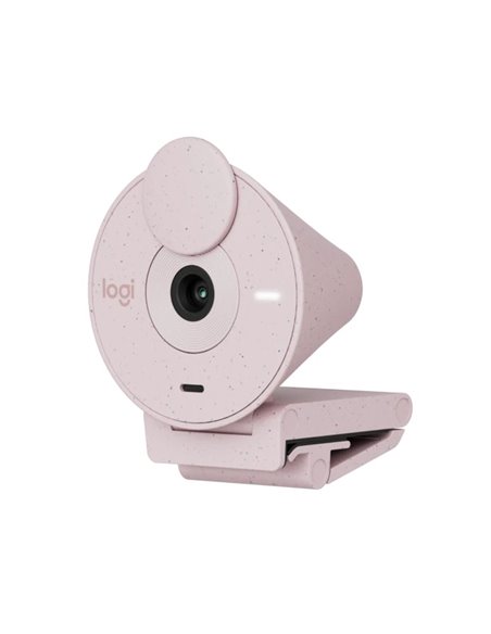 Веб-камера Logitech Brio 300 / 1080p / auto light correction / noise-reducing mic / USB-C / Rose