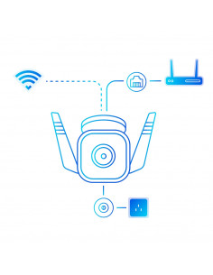 Smart Outdoor Camera TP-LINK Tapo C310, White