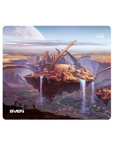 SVEN МР-G03S Island, Gaming Mouse Pad, Dimensions: 230 x 200 х 2 mm, Non-slip rubber base