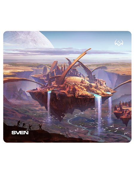SVEN МР-G03S Island, Gaming Mouse Pad, Dimensions: 230 x 200 х 2 mm, Non-slip rubber base