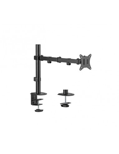 Arm for 1 monitor 17”-32” Gembird MA-D1-01, Adjustable desk display mounting arm (rotate, tilt, swivel), VESA 75/100, up to...