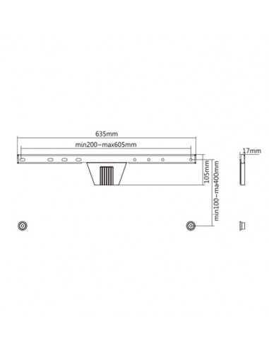 Slim TV-Wall Mount for 37-80”- Gembird ”WM-S80F-01”, Fixed, max. 50 kg, Distance TV to Wall: 17 mm, max. VESA 600 x 400, Black