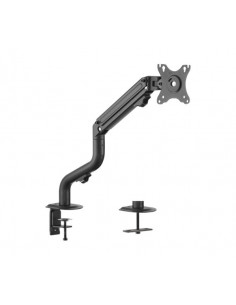 Arm for 1 monitor 17”-32” - Gembird MA-DA1-02, Adjustable desk display mounting arm, Gas spring 2-8kg, VESA 75/100, arm rotat...