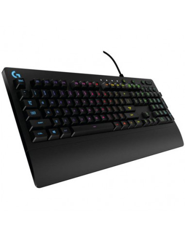 Игровая Клавиатура Logitech G213 Prodigy, Mech-Dome, Spill resistance, Media controls, RGB, Integrated palm rest, Adjustable ...