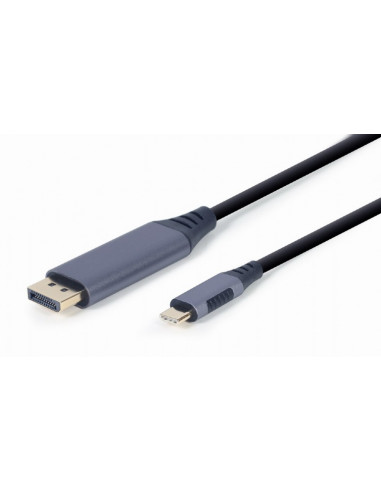 Adaptor Gembird CC-USB3C-DPF-01-6 / USB Type-C to DisplayPort / 1.8m