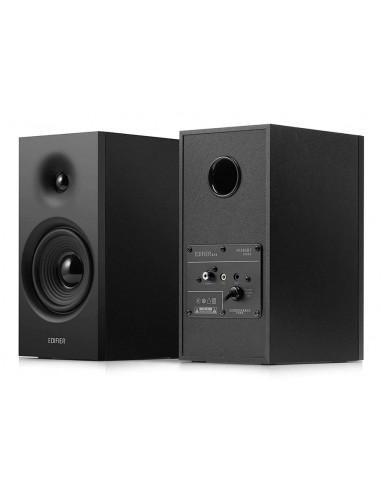 Boxe Edifier R1080BT Black / 24W RMS / line In and AUX / Bluetooth / wooden / (4”+0.75”)