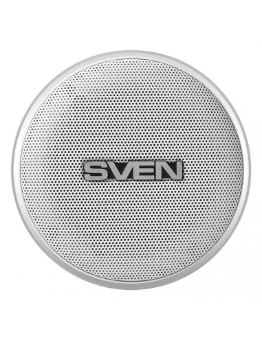 Bluetooth Портативные колонки SVEN PS-265 White / 10W RMS / TWS / RGB 12 lighting modes with Night Light / FM tuner / USB & m...