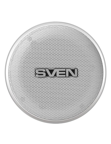 Boxe Portabile Bluetooth SVEN PS-265 White / 10W RMS / TWS / RGB 12 lighting modes with Night Light / FM tuner / USB & microS...