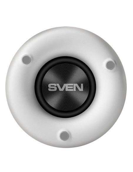 Bluetooth Портативные колонки SVEN PS-265 White / 10W RMS / TWS / RGB 12 lighting modes with Night Light / FM tuner / USB & m...