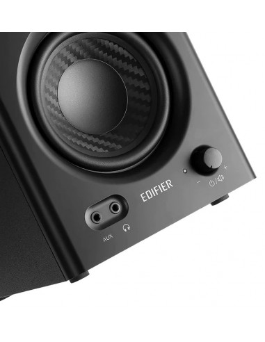 Студийные мониторы Edifier MR4 Black / 42W RMS / balanced TRS / AUX / wooden / (4”+1')