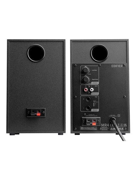 Студийные мониторы Edifier MR4 Black / 42W RMS / balanced TRS / AUX / wooden / (4”+1') Студийные мониторы Edifier MR4 Black / 42W RMS / balanced TRS / AUX / wooden / (4”+1')