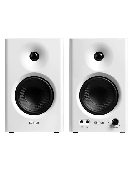 Студийные мониторы Edifier MR4 White / 42W RMS / balanced TRS / AUX / wooden / (4”+1') Студийные мониторы Edifier MR4 White / 42W RMS / balanced TRS / AUX / wooden / (4”+1')