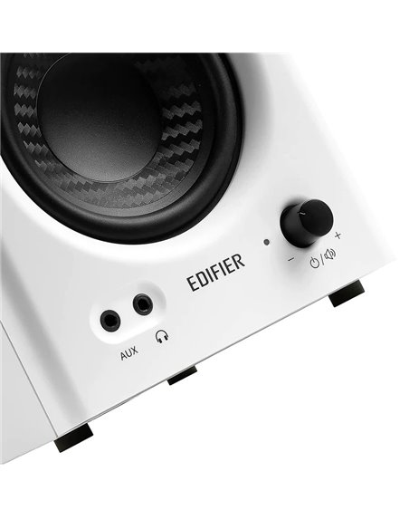 Студийные мониторы Edifier MR4 White / 42W RMS / balanced TRS / AUX / wooden / (4”+1') Студийные мониторы Edifier MR4 White / 42W RMS / balanced TRS / AUX / wooden / (4”+1')
