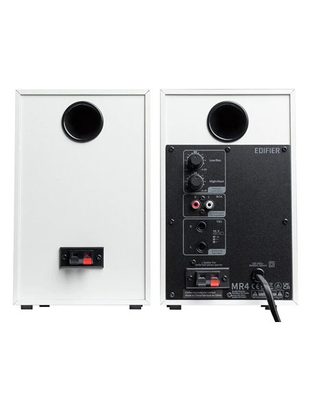 Monitore de studio Edifier MR4 White / 42W RMS / balanced TRS / AUX / wooden / (4”+1')
