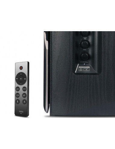 Boxe Edifier R1380DB Black / 42W RMS / 2x RCA / optical / coaxial / AUX / remote control / wooden / (4”+1”)