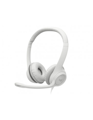 Casti Logitech USB H390, White