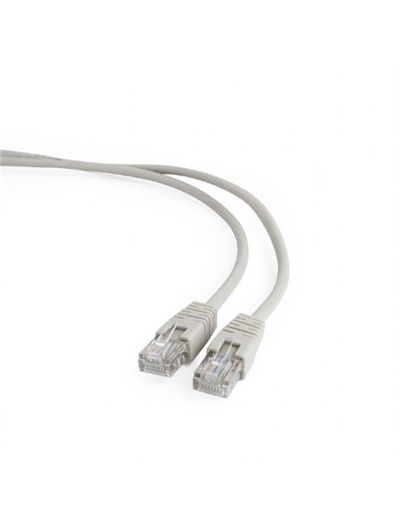 Кабель телекоммуникационный CAT5e UTP, 0.25 м, серый