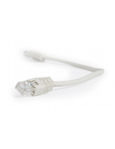 Кабель телекоммуникационный CAT5e UTP, 0.25 м, серый