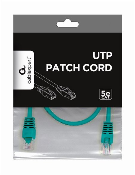 UTP Cat.5e Patch cord, 0.5m, Green