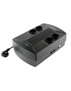 Gembird EnerGenie EG-UPS-001, 650VA / 390W, UPS with AVR, 4x Schuko outlets, LED status indication