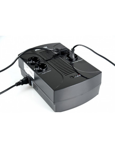Gembird EnerGenie EG-UPS-002, 850VA / 510W, UPS with AVR, 4x Schuko outlets, LED status indication, USB port