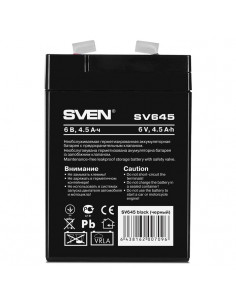 SVEN SV645, Battery 6V 4.5AH 2