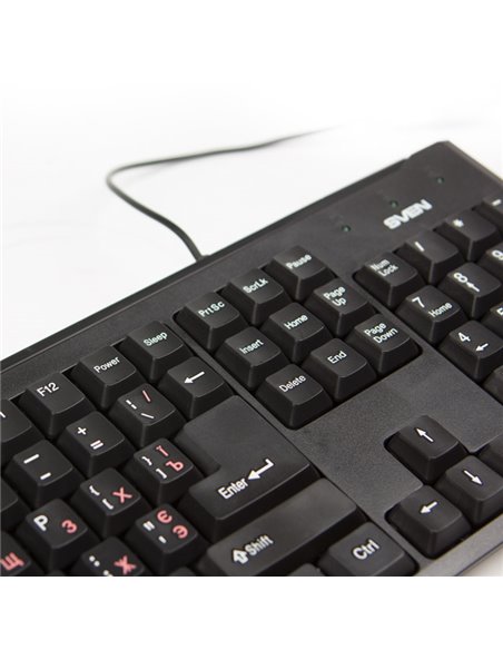 Tastatura SVEN Standard 303 Power / USB+PS/2 / Black