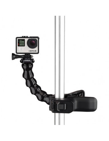 GoPro Jaws: Flex Clamp -attach your camera directly to the clamp for low-profile mounting, or use the optional neck to achiev...