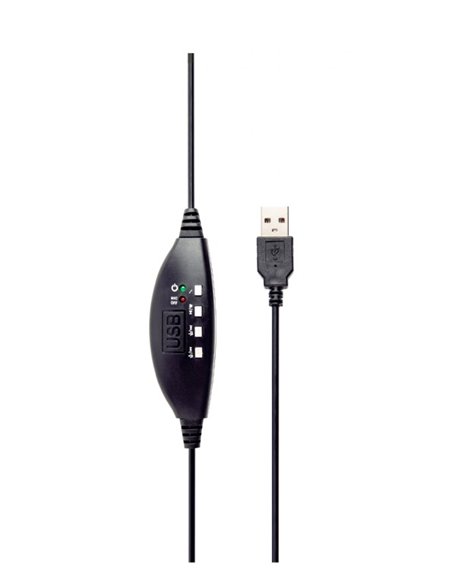Наушники Gembird MHS-U-001 / USB / Black