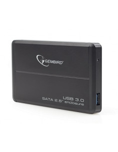 Gembird EE2-U3S-2, External enclosure for 2.5'' SATA HDD with USB3.0(5Gb/s) interface, Black