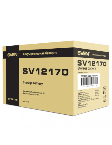SVEN SV12170, Battery 12V 17AH